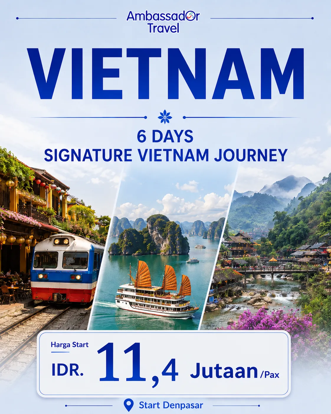 Paket Tour Vietnam | 6 Days Signature Vietnam Journey | Ambassador Travel